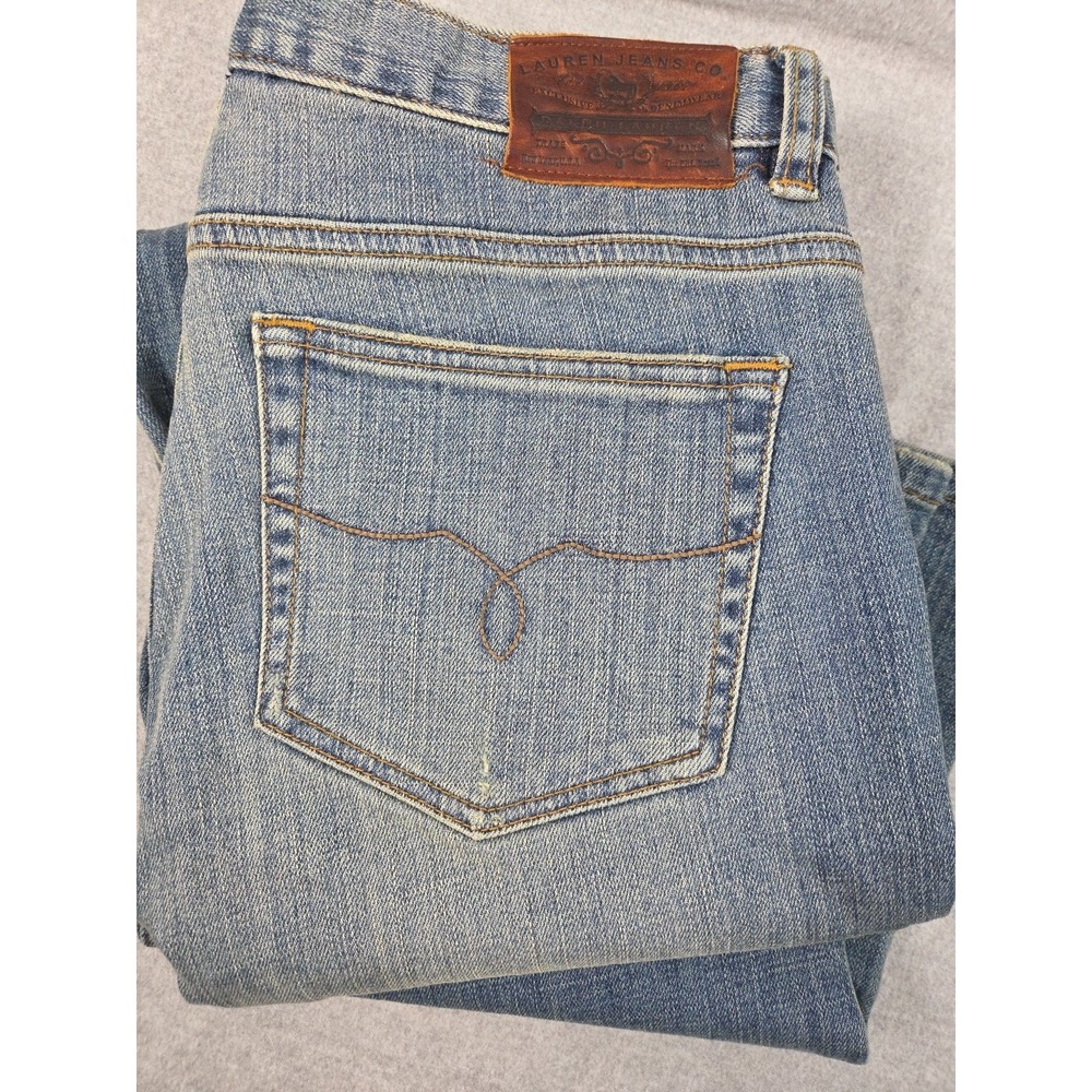 Polo Ralph Lauren Jeans 30x32 Stretch Classic BootCut Flare‎ Boho Grunge Y2K